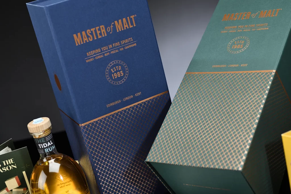Master of Malt product packaging