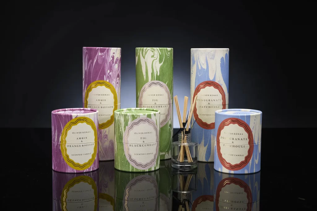 Oliver Bonas diffuser product packaging