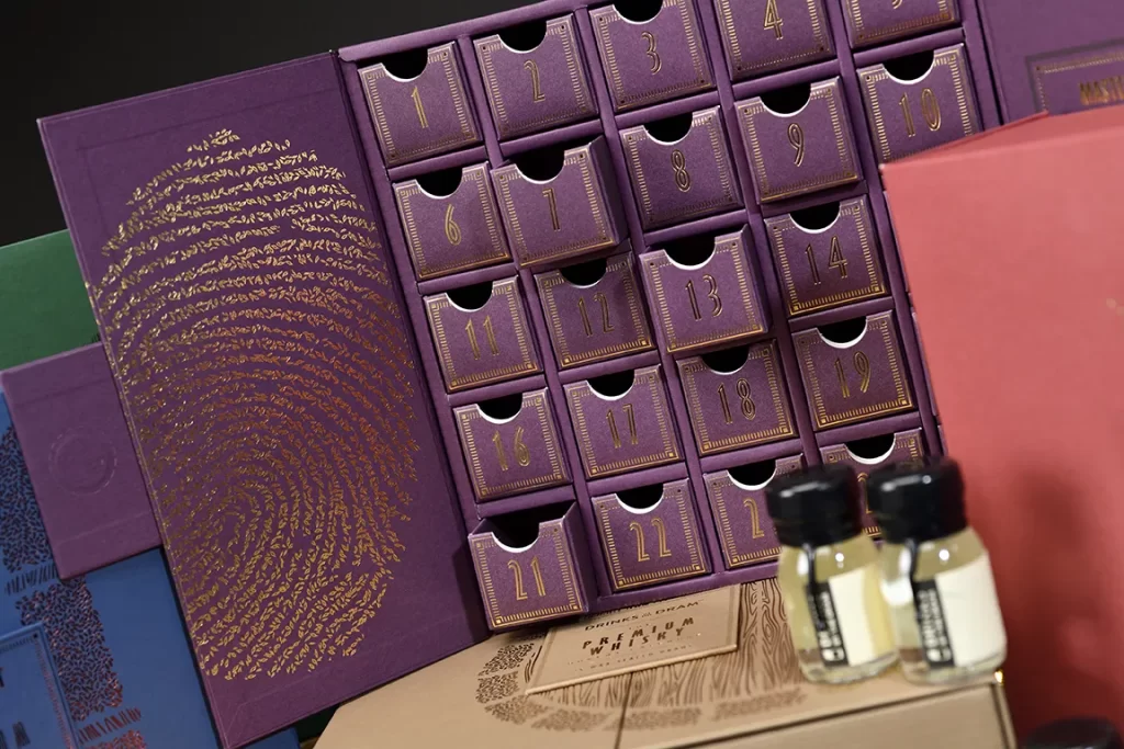 Master of Malt bespoke advent calendar packaging