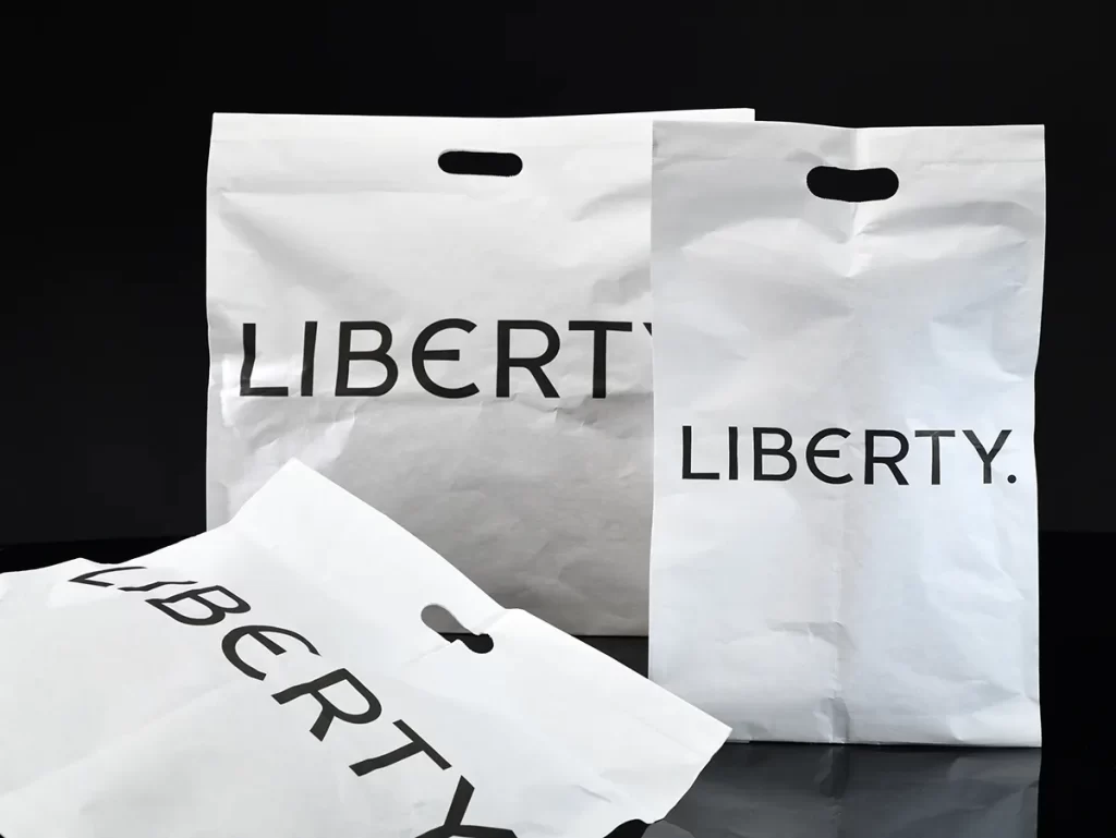 Liberty luxury ecommerce mailer bag packaging