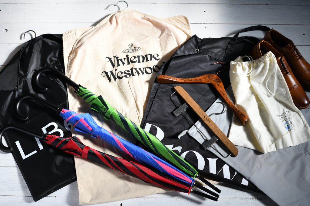 Luxury accessories and protective suit packaging for retail brands