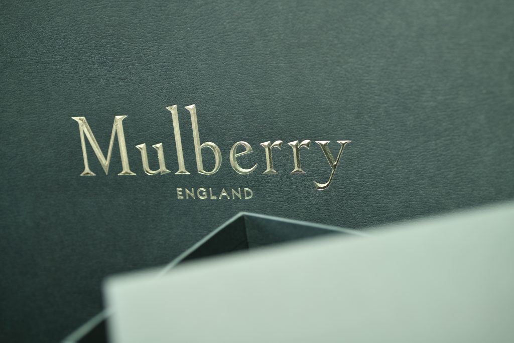 Mulberry retail packaging box collection