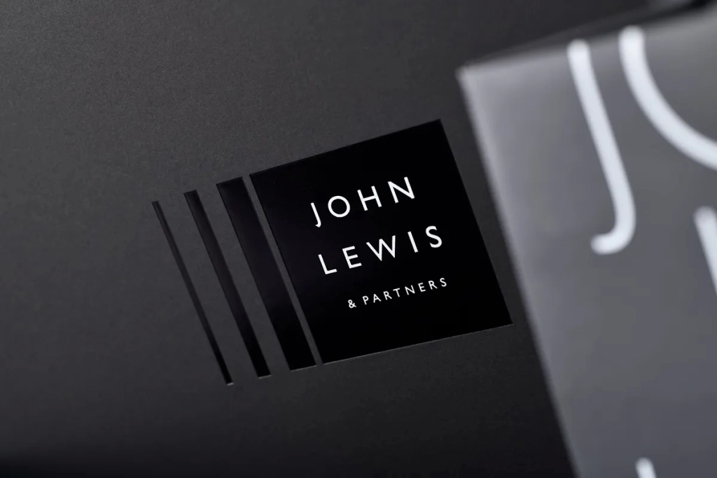 John Lewis retail packaging