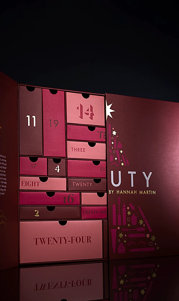 OK! Beauty Box 2025 beauty advent calendar packaging hero image mobile