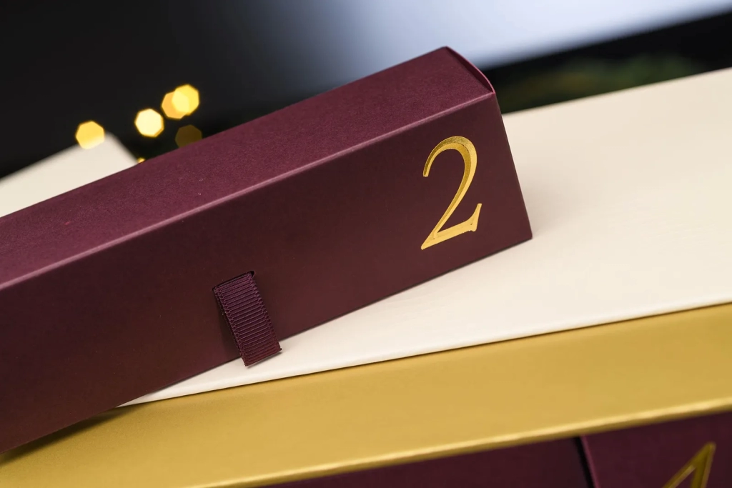 Selfridges VIP beauty advent calendar 2022 drawer detail