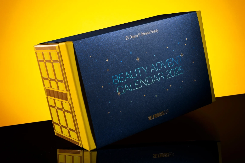 Selfridges beauty advent calendar 2025 packaging