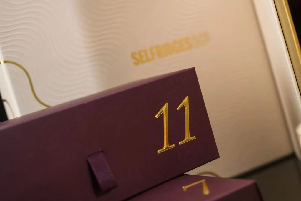 Selfridges VIP advent calendar drawer packaging