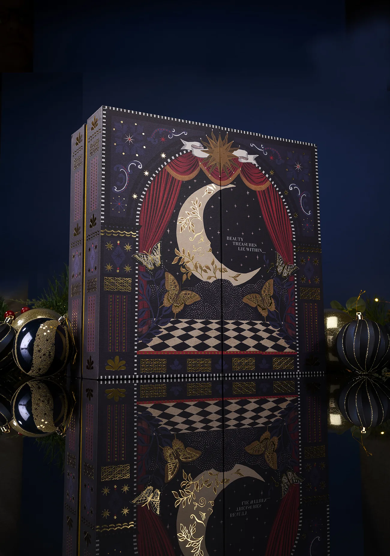 John Lewis beauty advent calendar 2025 packaging mobile